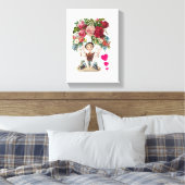 Stretched Canvas Print Mother's Day Leinwand (Insitu (Schlafzimmer))