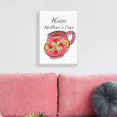 Stretched Canvas Print Mother's Day Leinwand (Insitu (Wohnzimmer))