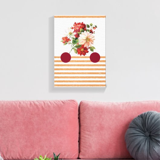 Stretched Canvas Print Mother's Day Leinwand (Insitu (Wohnzimmer))