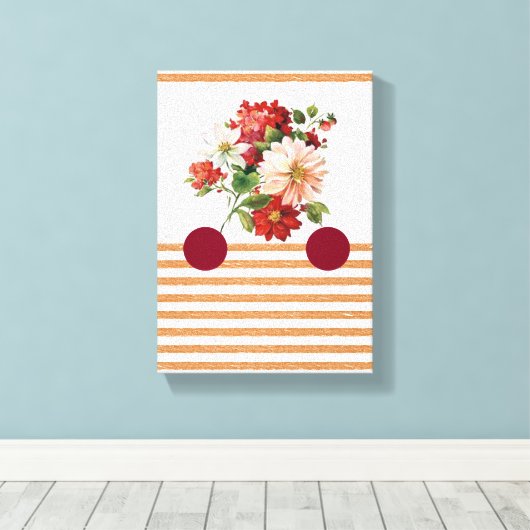 Stretched Canvas Print Mother's Day Leinwand (Insitu (Holzboden))