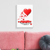 Stretched Canvas Print Mother's Day Leinwand (Insitu (Wohnzimmer))