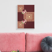 Stretched Canvas Print Mother's Day Leinwand (Insitu (Wohnzimmer))