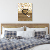 Stretched Canvas Print Mother's Day Leinwand (Insitu (Schlafzimmer))
