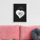 Stretched Canvas Print Mother's Day Leinwand (Insitu (Wohnzimmer))