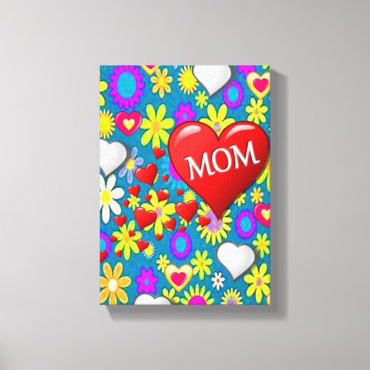 Stretched Canvas Print Mother's Day Leinwand (Vorderseite)