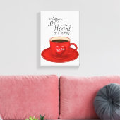 Stretched Canvas Print Mother's Day Leinwand (Insitu (Wohnzimmer))