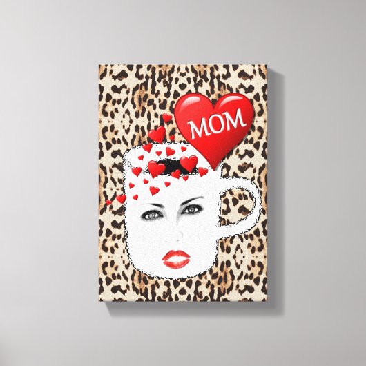 Stretched Canvas Print Mother's Day Leinwand (Vorderseite)
