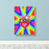 Stretched Canvas Print Mother's Day Leinwand (Insitu (Holzboden))