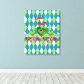Stretched Canvas Print Mother's Day Leinwand (Insitu (Holzboden))
