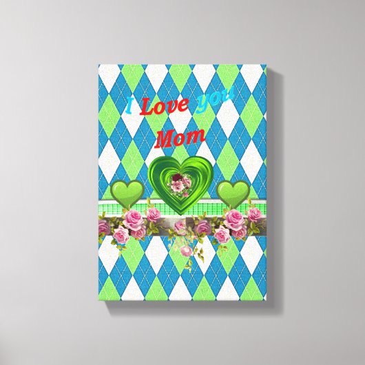 Stretched Canvas Print Mother's Day Leinwand (Vorderseite)