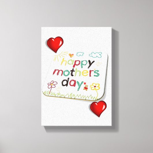 Stretched Canvas Print Mother's Day Leinwand (Vorderseite)