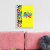 Stretched Canvas Print Mother's Day Leinwand (Insitu (Wohnzimmer))