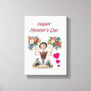Stretched Canvas Print Mother's Day Leinwand
