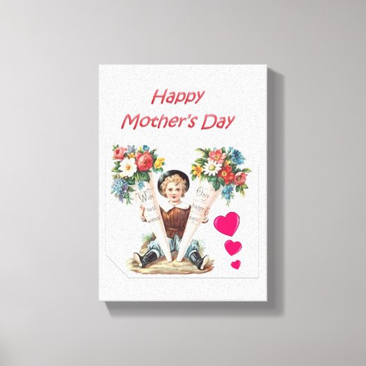 Stretched Canvas Print Mother's Day Leinwand (Vorderseite)
