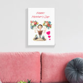 Stretched Canvas Print Mother's Day Leinwand (Insitu (Wohnzimmer))