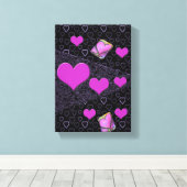 Stretched Canvas Print Mother's Day Leinwand (Insitu (Holzboden))