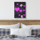 Stretched Canvas Print Mother's Day Leinwand (Insitu (Schlafzimmer))