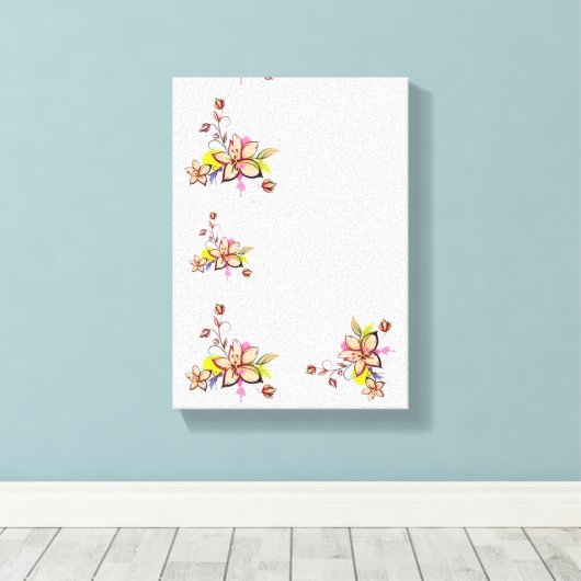 Stretched Canvas Print Mother's Day Leinwand (Insitu (Holzboden))