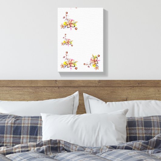 Stretched Canvas Print Mother's Day Leinwand (Insitu (Schlafzimmer))