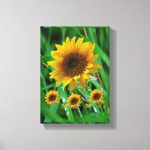 Stretched Canvas Print Mother's Day Sonnenblume Leinwanddruck