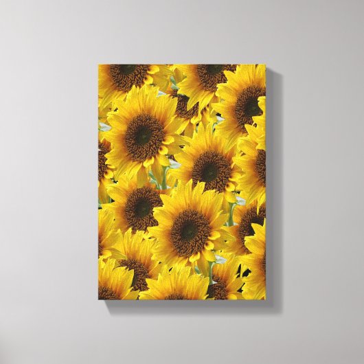 Stretched Canvas Print Mother's Day Sonnenblume Leinwanddruck (Vorderseite)