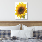 Stretched Canvas Print Mother's Day Sonnenblume Leinwanddruck (Insitu (Schlafzimmer))