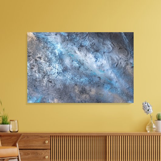 Stretched Canvas Print Noir Leinwanddruck (Insitu (Wohnzimmer))