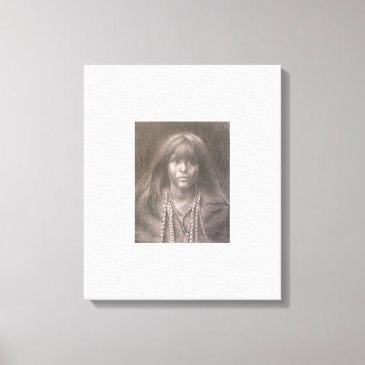 Stretched Canvas Print of Mosa, Mohave Child Leinwanddruck (Vorderseite)