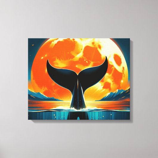Stretched Canvas Print Orca Leinwanddruck (Vorderseite)