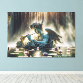 Stretched Canvas Print Orpheus Leinwanddruck (Insitu (Holzboden))