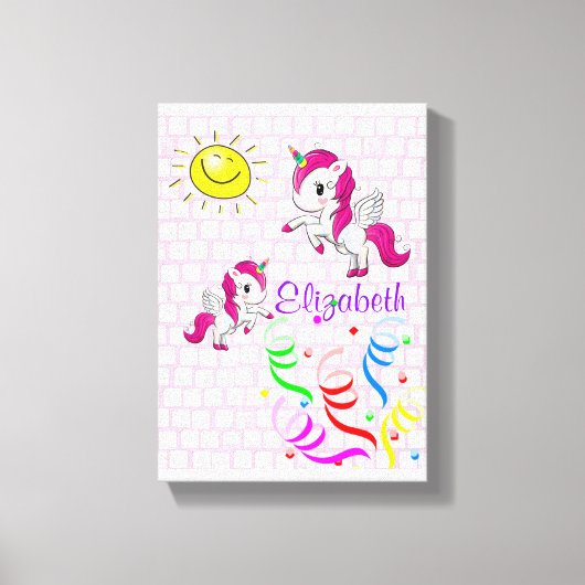 Stretched Canvas Print Pony Sun Leinwanddruck (Vorderseite)