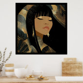 Stretched Canvas Print Poster (Küche)