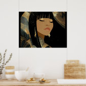 Stretched Canvas Print Poster (Küche)