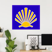 Stretched Canvas Print Poster (Heimbüro)