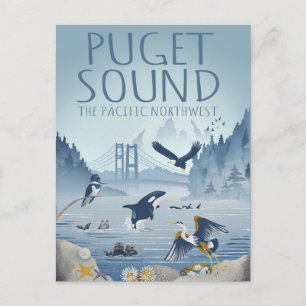 Stretched Canvas Print Postkarte