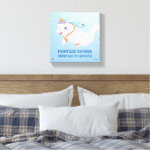 Stretched Canvas Print Princess Eviana Leinwanddruck (Insitu (Schlafzimmer))