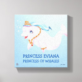 Stretched Canvas Print Princess Eviana Leinwanddruck