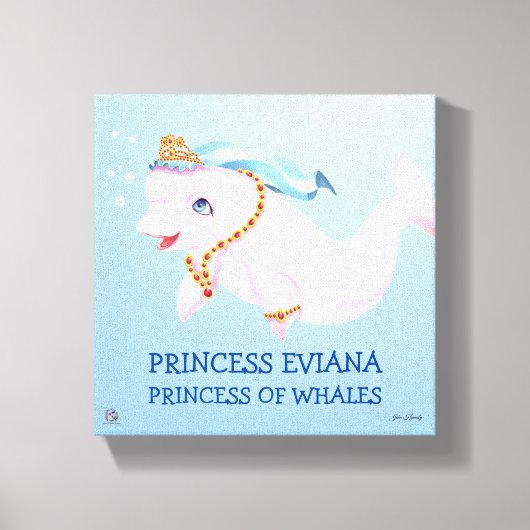 Stretched Canvas Print Princess Eviana Leinwanddruck (Vorderseite)