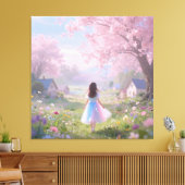 Stretched Canvas Print quiet Beauty Leinwanddruck (Insitu (Wohnzimmer))