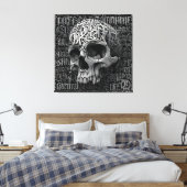 Stretched Canvas Print Rebellion 78 Art Leinwanddruck (Insitu (Schlafzimmer))