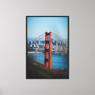 Stretched Canvas Print - San Francisco City Leinwanddruck