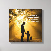 Stretched Canvas Print 🖼️ Sehr geehrter Vater Leinwanddruck (Vorderseite)
