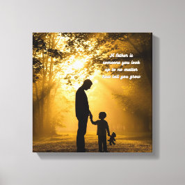 Stretched Canvas Print 🖼️ Sehr geehrter Vater Leinwanddruck