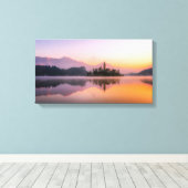 Stretched Canvas Print - Slowenien Leinwanddruck (Insitu (Holzboden))