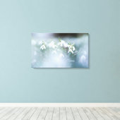 Stretched Canvas Print - Snowdrops Leinwanddruck (Insitu (Holzboden))