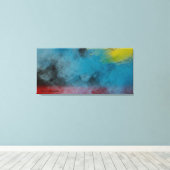 Stretched Canvas Print Space smoke Leinwanddruck (Insitu (Holzboden))