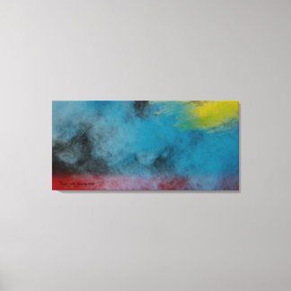 Stretched Canvas Print  Space smoke  Leinwanddruck