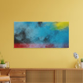 Stretched Canvas Print Space smoke Leinwanddruck (Insitu (Wohnzimmer))