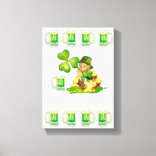 Stretched Canvas Print St. Patrick's Day Leinwanddruck (Vorderseite)