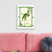 Stretched Canvas Print St. Patrick's Day Leinwanddruck (Insitu (Wohnzimmer))